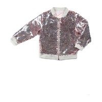 Jayda Sequin Jacket, Pink