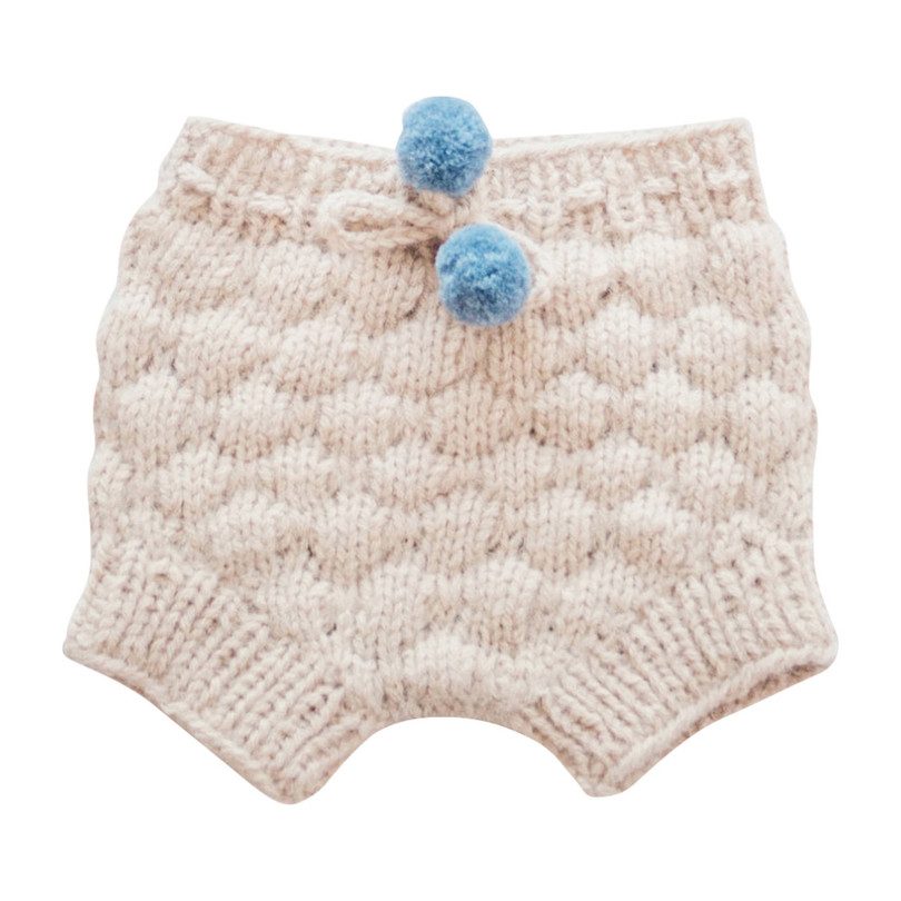 Pom Pom Bloomers, Blue Pom Pom Bloomers, Blue