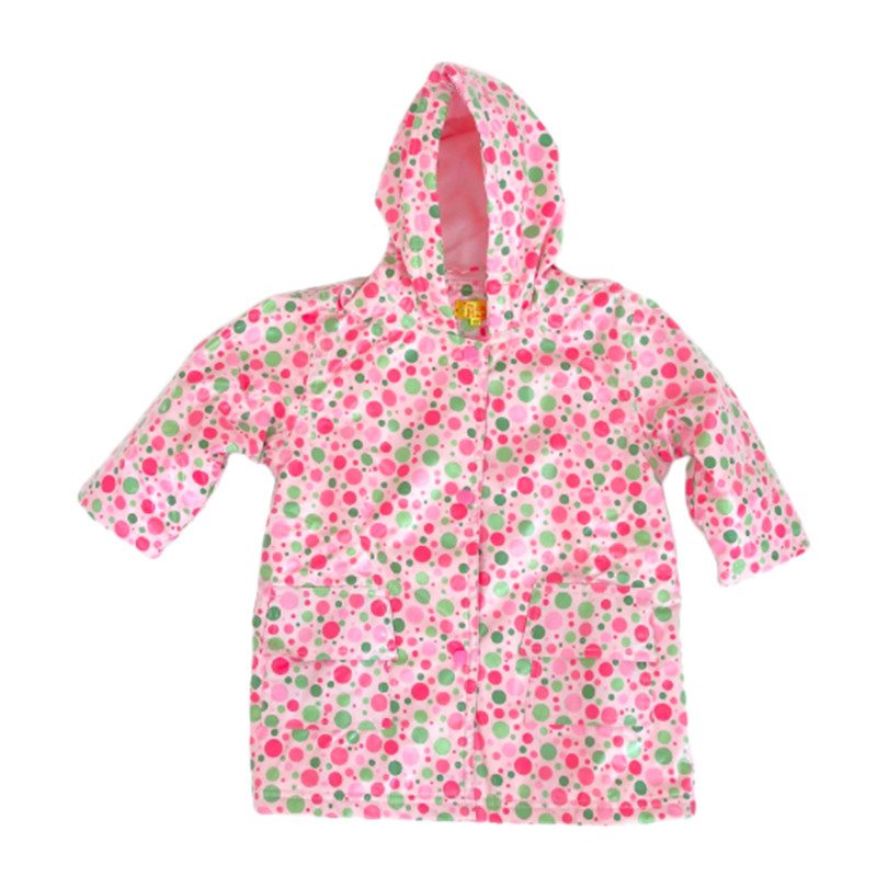Raincoat with Lining, Candy Dot Raincoat with Lining, Candy Dot