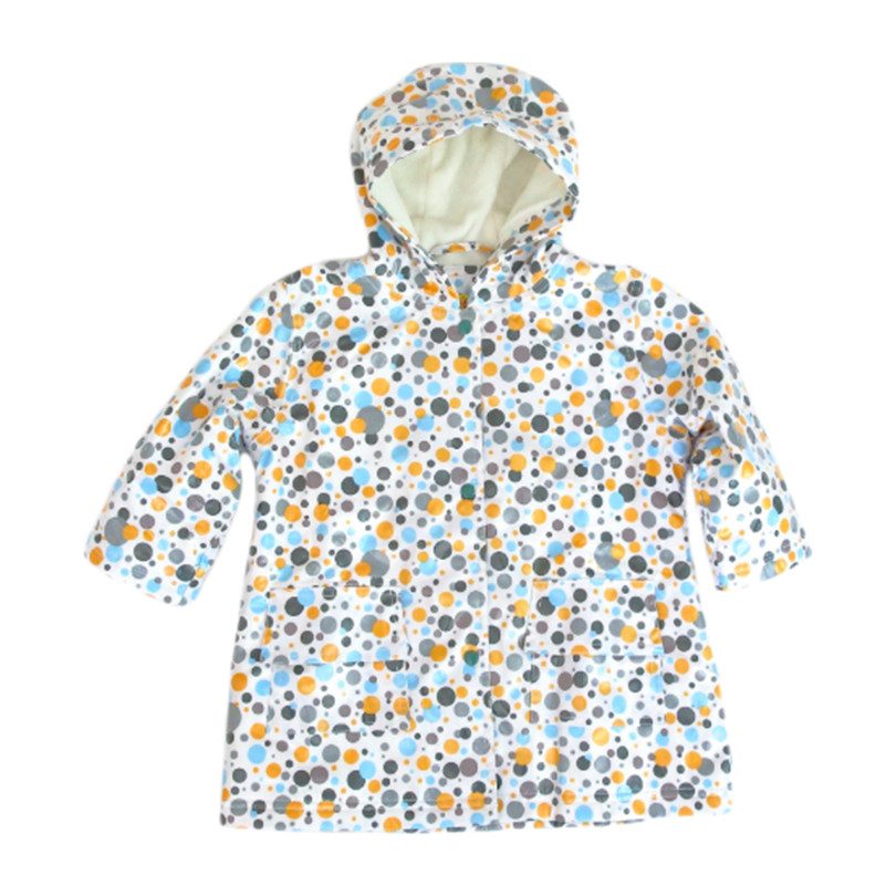 Raincoat with Lining, Multi Dot - Outerwear - Maisonette
