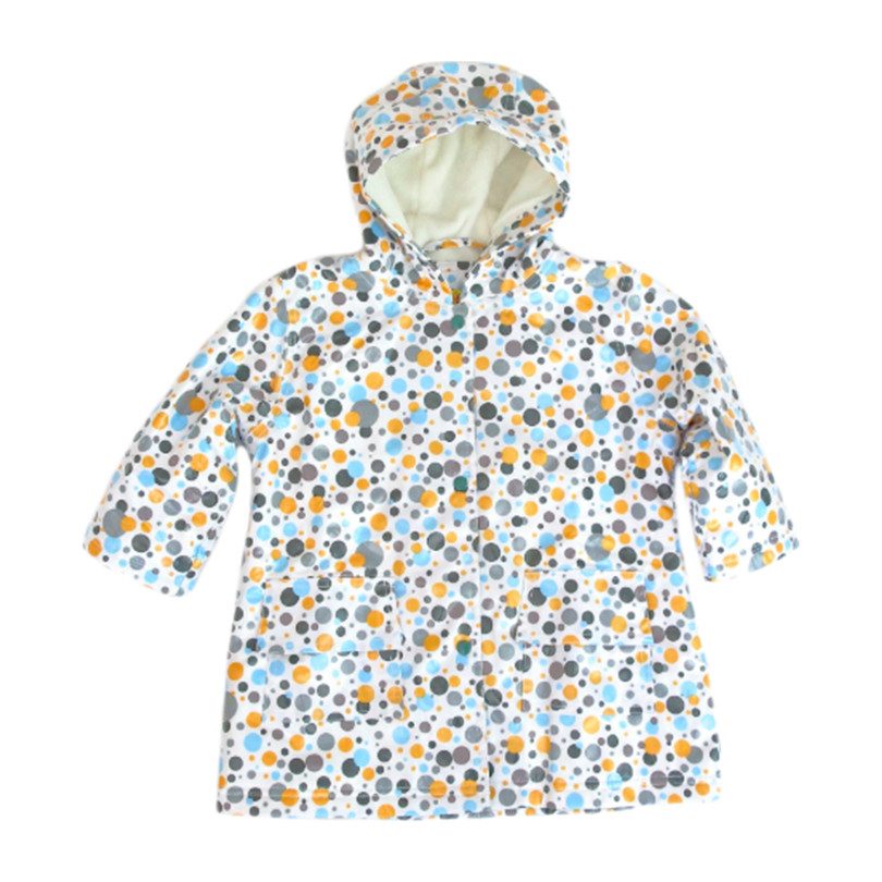 Raincoat with Lining, Multi Dot Raincoat with Lining, Multi Dot