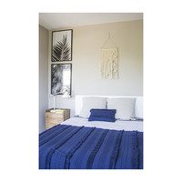 Air Knitted Washable Pillow, Alaska Blue