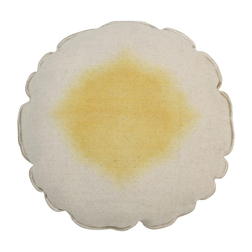 Tie-Dye Washable Pillow, Yellow Tie-Dye Washable Pillow, Yellow