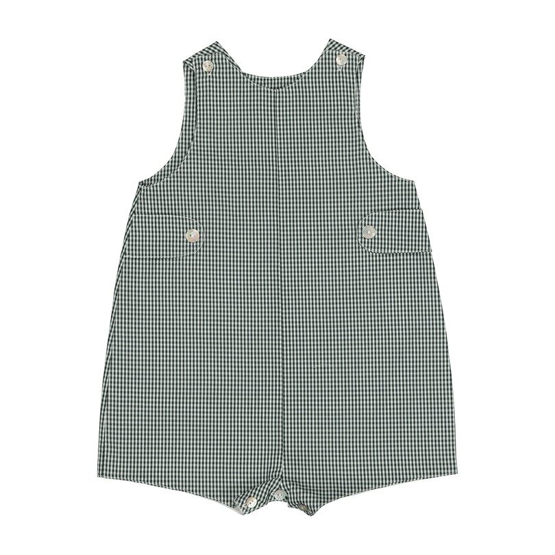 Gingham Romper, Black and White Gingham Romper, Black and White