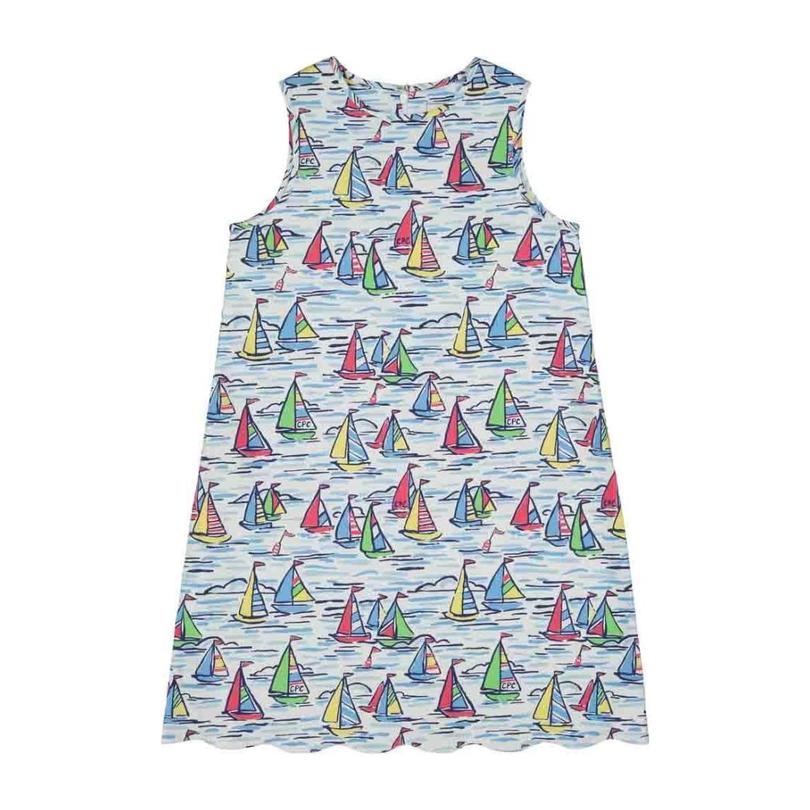 Piper Scallop Dress, Rainbow Fleet Piper Scallop Dress, Rainbow Fleet