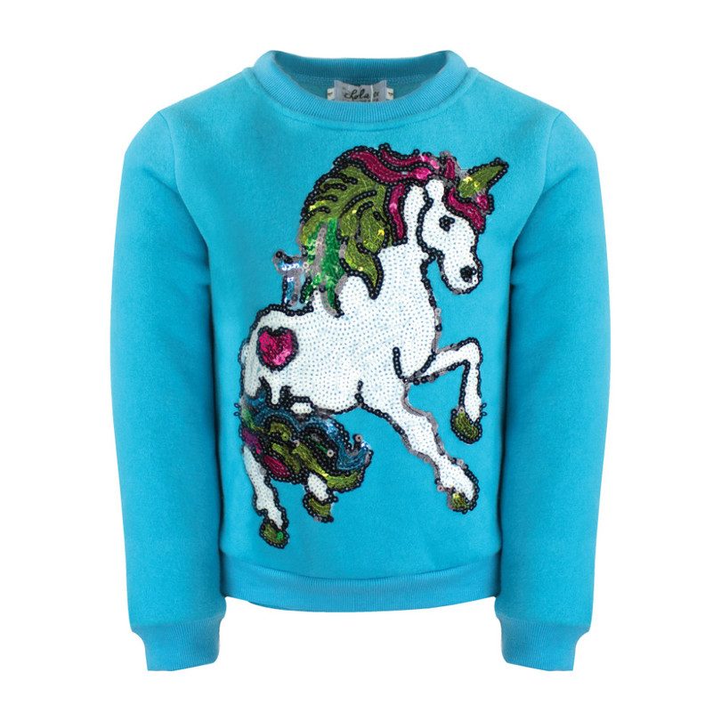 unicorn sequin sweatshirt