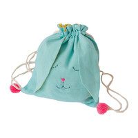 Sleeping Bunny Backpack, Blue