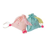 Sleeping Bunny Backpack, Blue