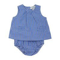 Sophie 2pc Gingham Sunsuit, Blue