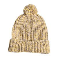 Speckled Pom Hat, Mustard