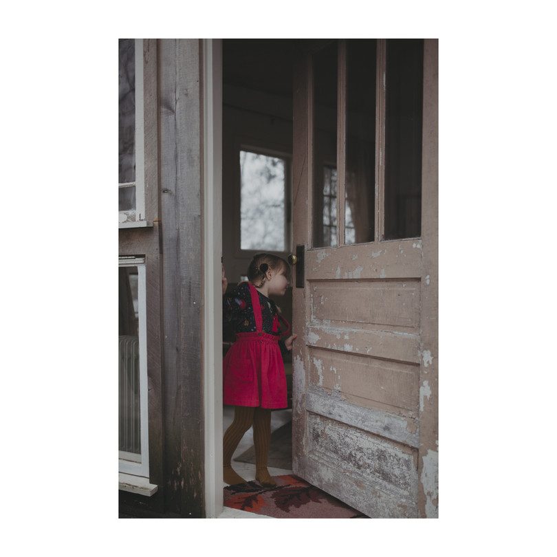 Suspender Skirt, Red Suspender Skirt, Red