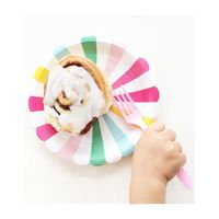 It's a Party' Small Pinwheel Plates Multi