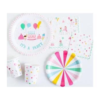 It's a Party' Small Pinwheel Plates Multi It's a Party' Small Pinwheel Plates Multi