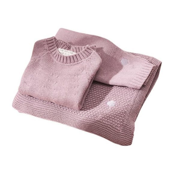 The Neel Travel Set in Cotton, Cumulus Pink The Neel Travel Set in Cotton, Cumulus Pink