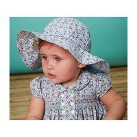 Valentina Hat, Blue Floral