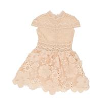 Valentina Lace Dress, Apricot