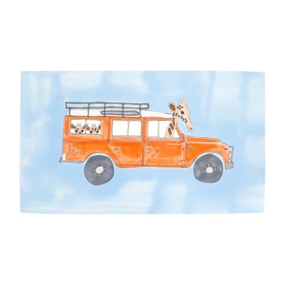 Land Rover Giraffe, 8" x 14" Land Rover Giraffe, 8" x 14"