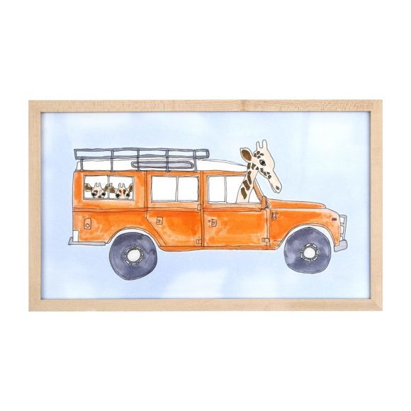Land Rover Giraffe, 8" x 14" Land Rover Giraffe, 8" x 14"