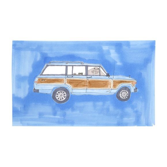 Walrus Wagoneer, 8" x 14" Walrus Wagoneer, 8" x 14"