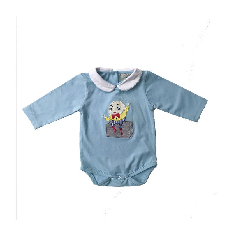 Humpty Dumpty Romper, Blue Humpty Dumpty Romper, Blue