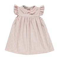 Louise Dress, Pink Gingham