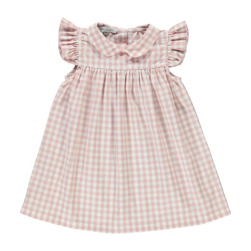 Louise Dress, Pink Gingham Louise Dress, Pink Gingham