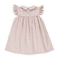 Louise Dress, Pink Gingham