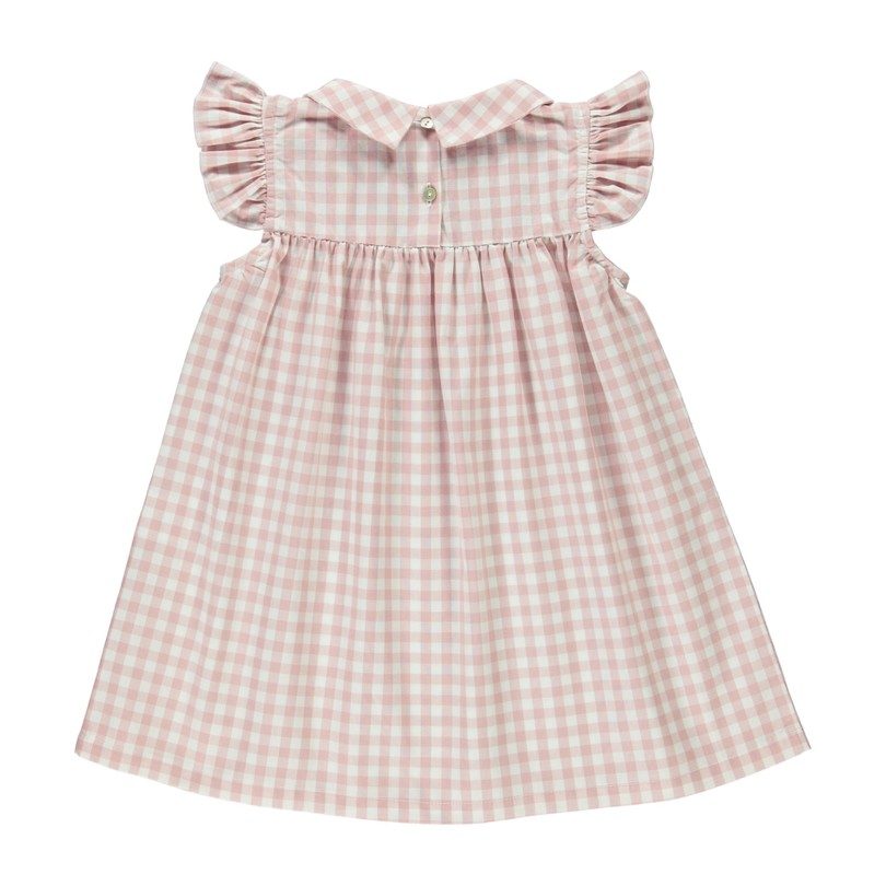Louise Dress, Pink Gingham Louise Dress, Pink Gingham