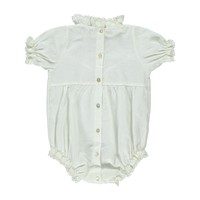 Ophelia Romper, Natural White