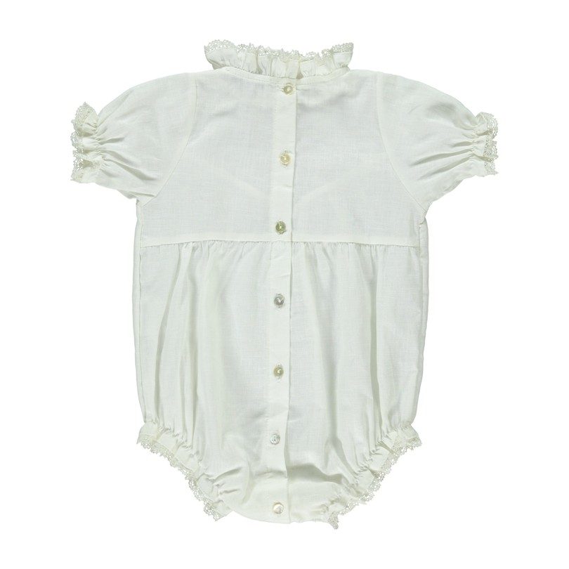 Ophelia Romper, Natural White Ophelia Romper, Natural White
