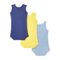 Set of 3 Tank Onesies, Multi