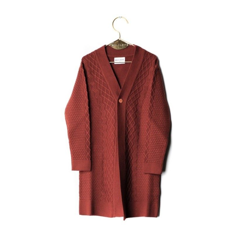 Camila Sweater, Brick Motif Camila Sweater, Brick Motif