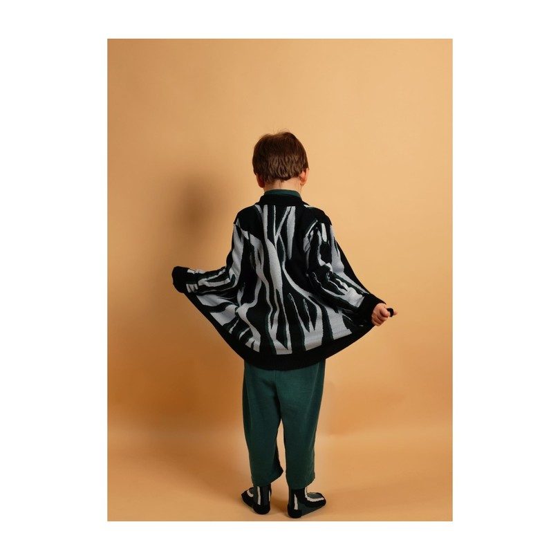 Samual Jacquard Sweater, Animal Samual Jacquard Sweater, Animal
