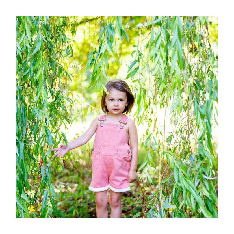 Arizona Short Dungarees, Pink Arizona Short Dungarees, Pink