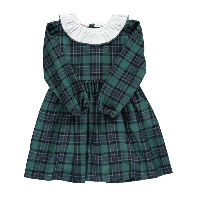 Lou Dress, Evergreen Lou Dress, Evergreen