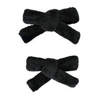 Lorena Pigtail Set, Black