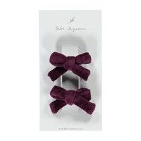 Lorena Pigtail Set, Maroon
