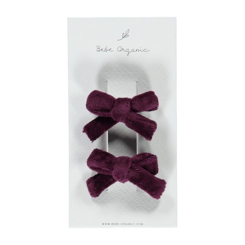 Lorena Pigtail Set, Maroon Lorena Pigtail Set, Maroon
