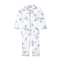 Floral Pajama Set, Indigo