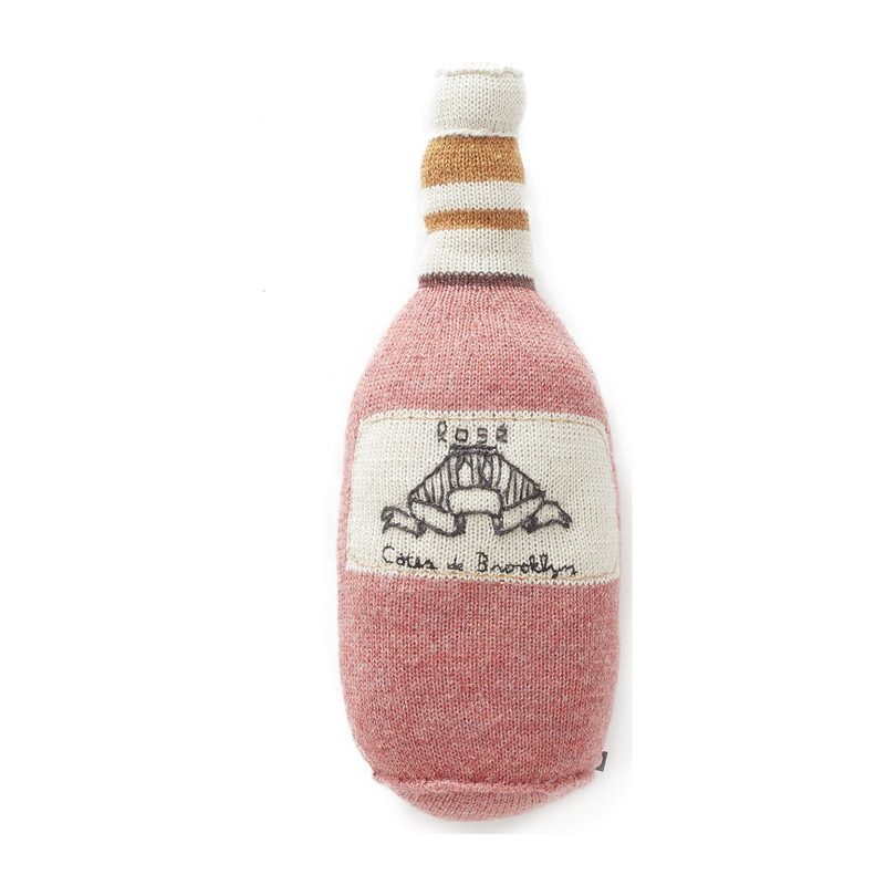 Rose Bottle Plush Toy, Pink Rose Bottle Plush Toy, Pink