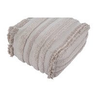 Air Washable Floor Pouffe, Natural