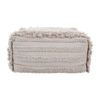 Air Washable Floor Pouffe, Natural