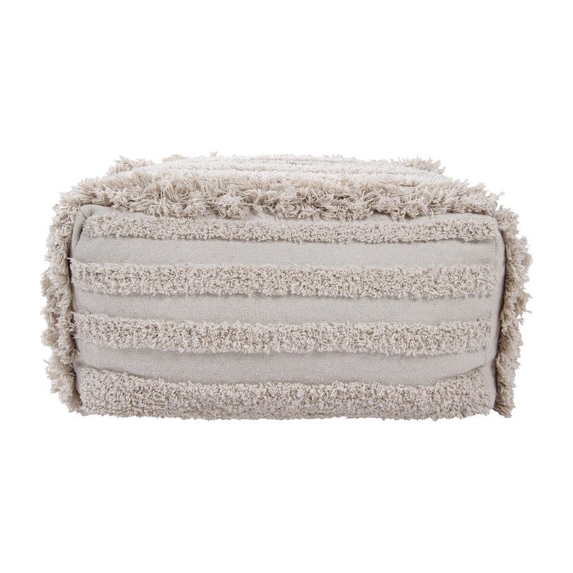 Air Washable Floor Pouffe, Natural Air Washable Floor Pouffe, Natural