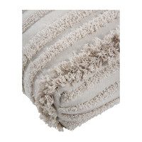 Air Washable Floor Pouffe, Natural