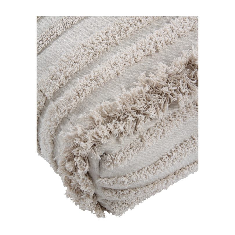 Air Washable Floor Pouffe, Natural Air Washable Floor Pouffe, Natural