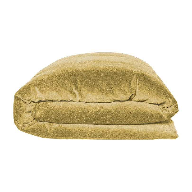 Velvet Duvet Cover Burnished Gold Duvet Sets Maisonette