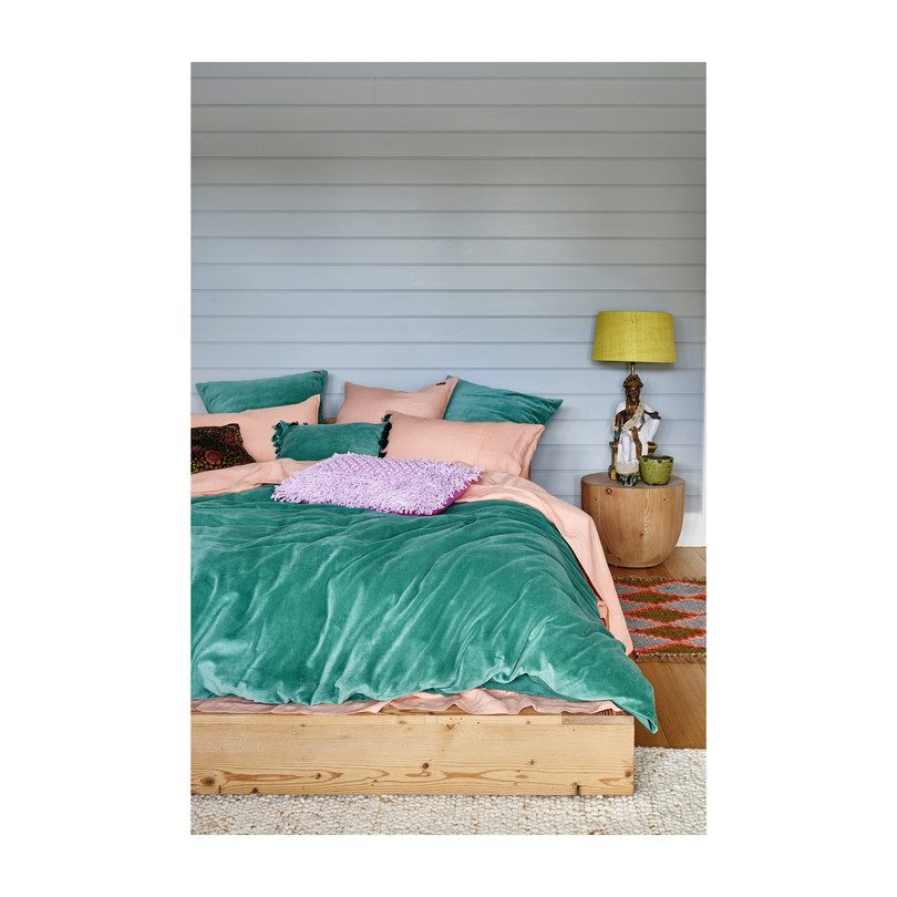 Velvet Duvet Cover Eucalyptus Duvet Sets Maisonette