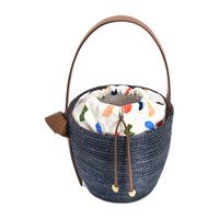 *Exclusive* Women's Navy Basket, Modern Shapes