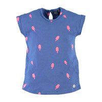 Popsicle T-Shirt Dress, Royal Blue
