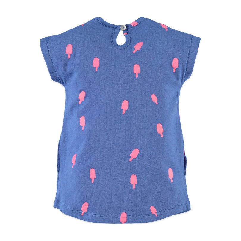 Popsicle T-Shirt Dress, Royal Blue Popsicle T-Shirt Dress, Royal Blue